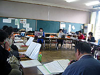 楽しいオカリナの練習風景
