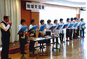 今年4月、聖徳園での演奏会