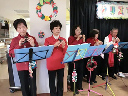 練習中の皆さん