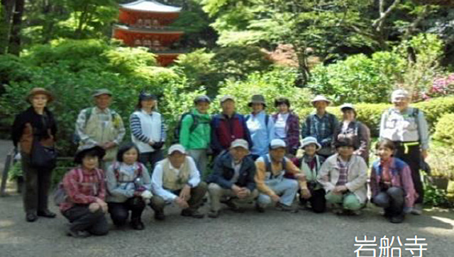 奈良・岩船寺にて