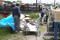 ゴミの収集作業