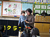カンちゃんと栗谷さんの腹話術