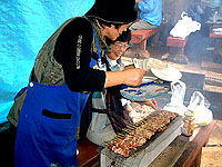 焼き鳥中!
