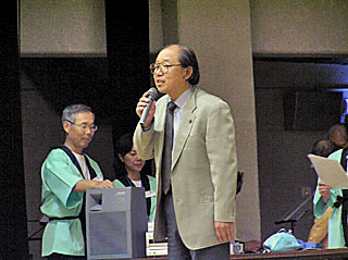 交野中田市長も来られてご挨拶