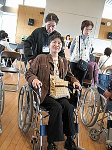 車椅子のガイド体験