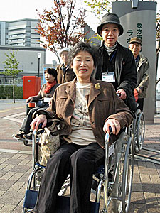 車椅子のガイド体験