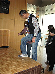 視覚障害者のガイド体験