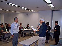 養成講座修了証の授与