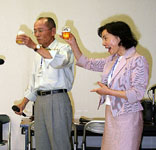 懇親会の乾杯!