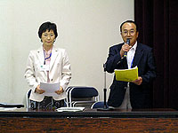 第2・3部の司会者斉藤・鳥居さん