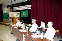高畑会長のあいさつ、来賓の方々