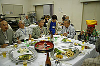 懇親会での風景