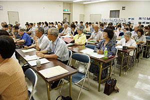 定時総会に出席会員の皆さん
