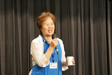第3部懇親会乾杯の音頭の植本副代表