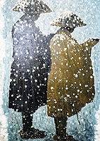 雪中行脚