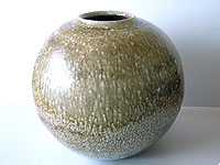 信楽焼締大壷(35×40cm)