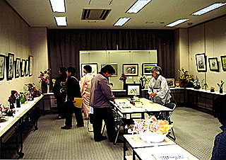 八幡市松花堂の展示会場の様子