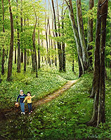 第28回ima展(2002年)に出展、「白い花の咲く頃」