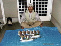 釣果:連子鯛、サワラ、太刀魚、アジ、サバ(2007/9/18)