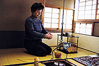 お稽古風景(先生宅にて)