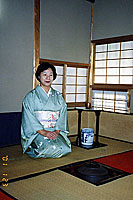 お稽古風景(先生宅にて)