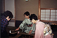 茶事にて