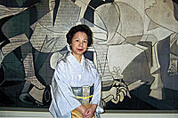 大塚美術館のお茶会にて