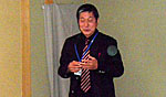 吉田さんのマジック熱演