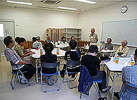 第9地区会の会合の様子