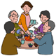 福祉施設での食事支援